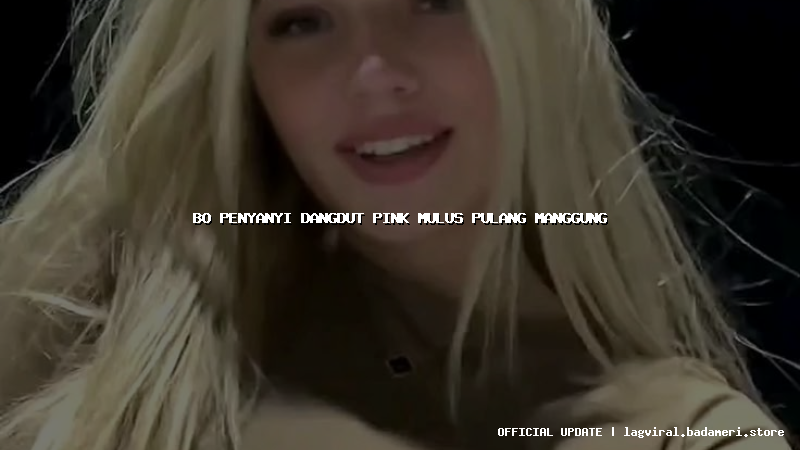 bo penyanyi dangdut pink mulus pulang manggung