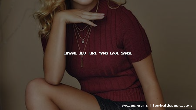 layani ibu tiri yang lagi sange