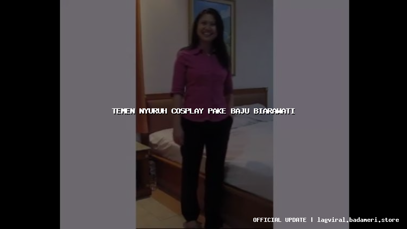 temen nyuruh cosplay pake baju biarawati