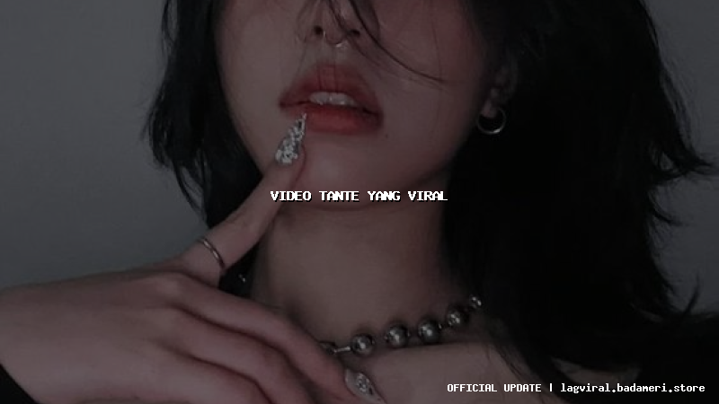 video tante yang viral