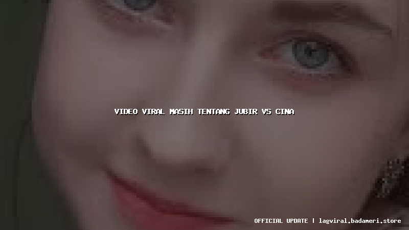 video viral masih tentang jubir vs cina